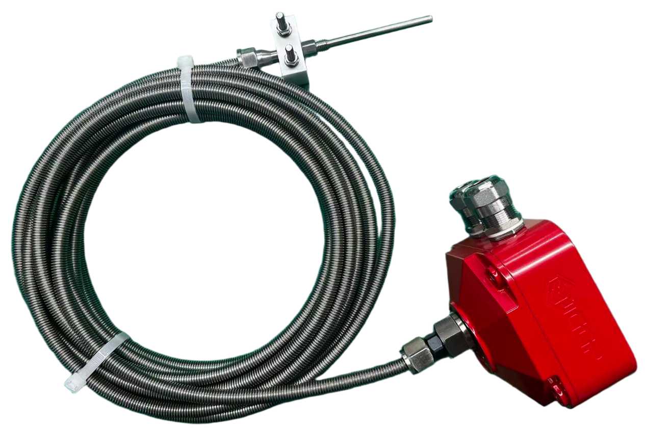 GGP HeatShield 500 detector, armored hose and installation hardware